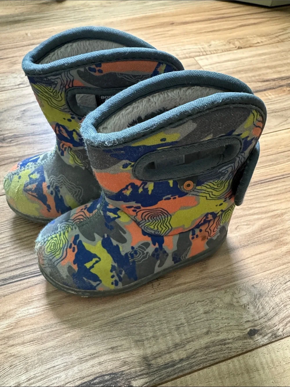 Kids Waterproof Bogs Winter Boots - Multicolor